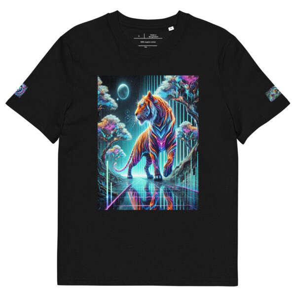 Exclusive 1/1 NFT T-Shirt: Neon Stripes Majesty