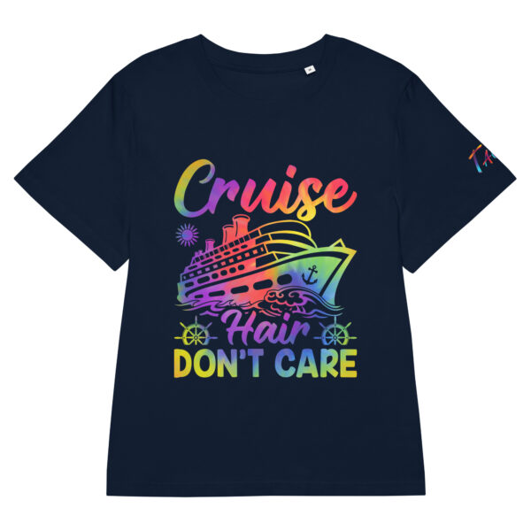 Cruise Hair Don’t Care T-Shirt – Funny Rainbow Cruise Tee - Image 2
