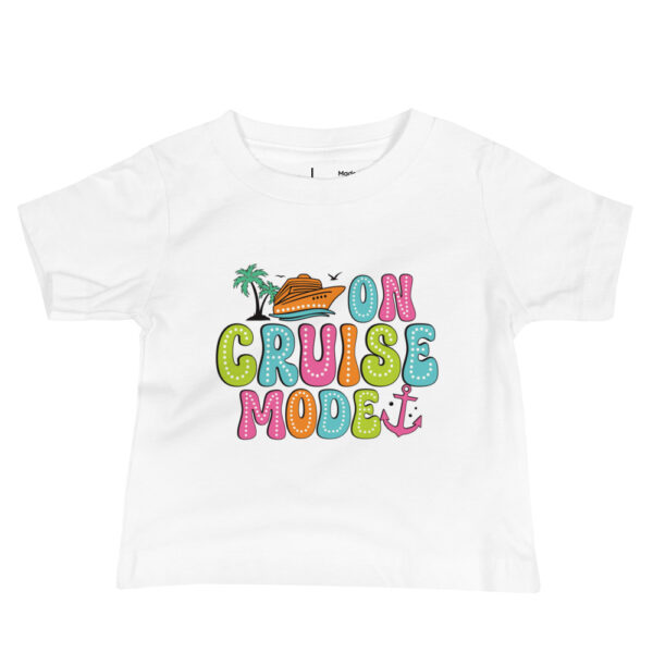 Baby Jersey Short Sleeve T-shirt - On Cruise Mode Bodysuit - Image 4