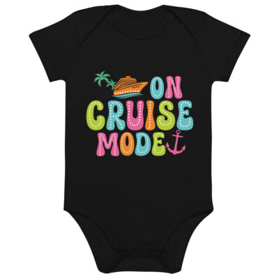 Organic cotton baby bodysuit - On Cruise Mode Bodysuit