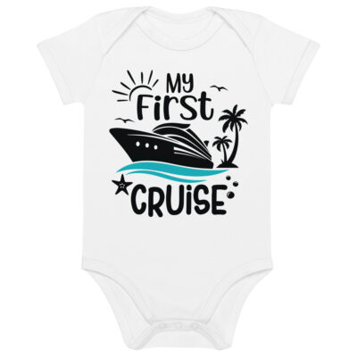 Organic Cotton Baby Bodysuit  My First Cruise