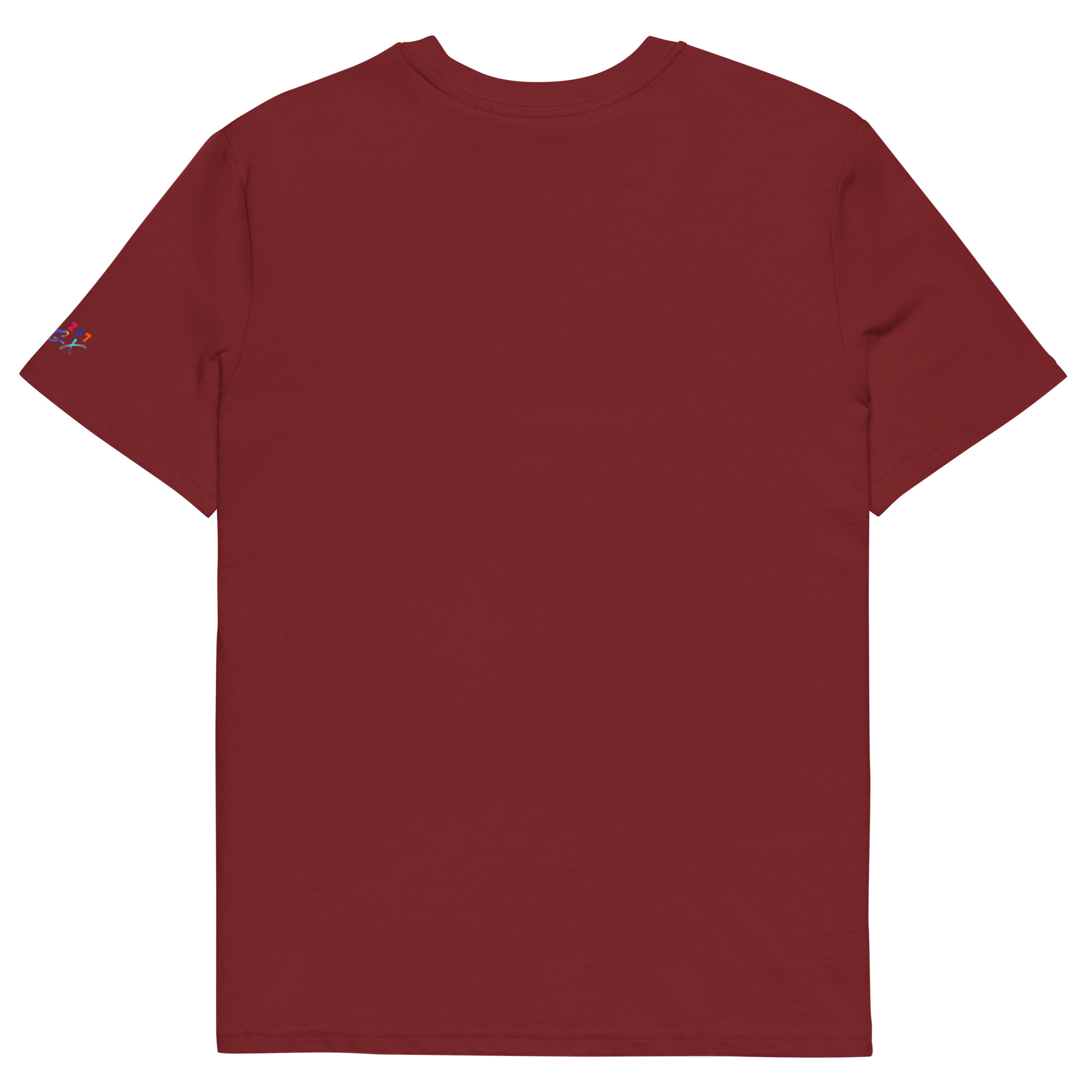 unisex-organic-cotton-t-shirt-burgundy-back-681a388c233ca.jpg