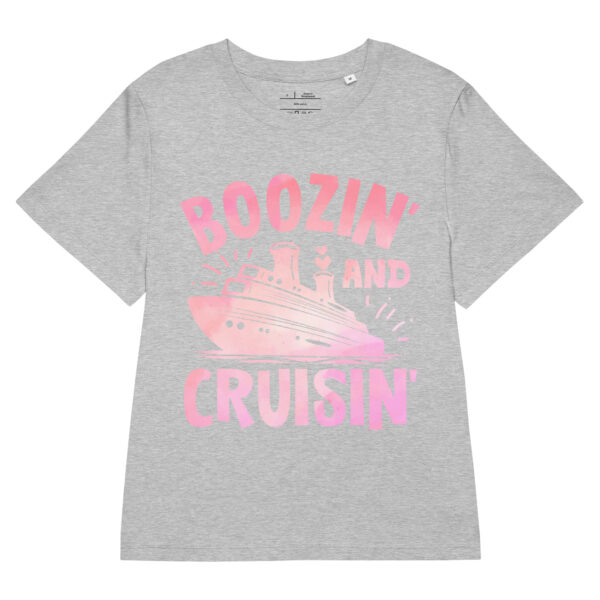 Women’s organic ribbed neck - Boozin And Cruisin T-Shirt - Image 6