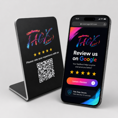 TagX247 NFC Google Review Card - NFC Products by TagX247